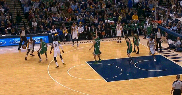 kyrie irving ankle breaker curry