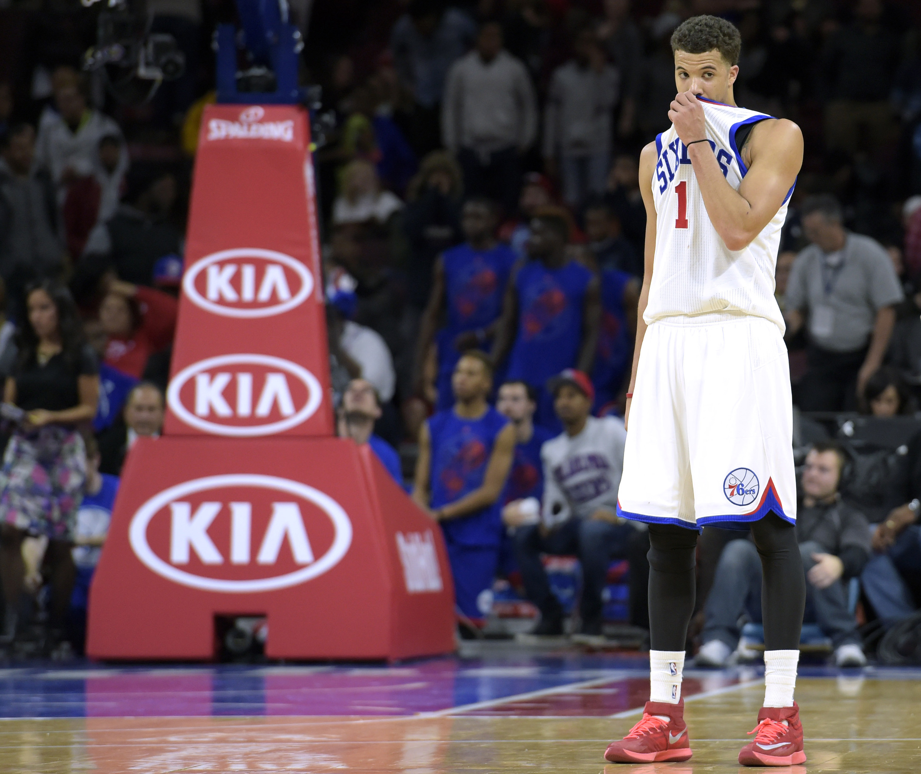 Sixers guard Michael Carter-Williams. (Eric Hartline, USA TODAY Sports)