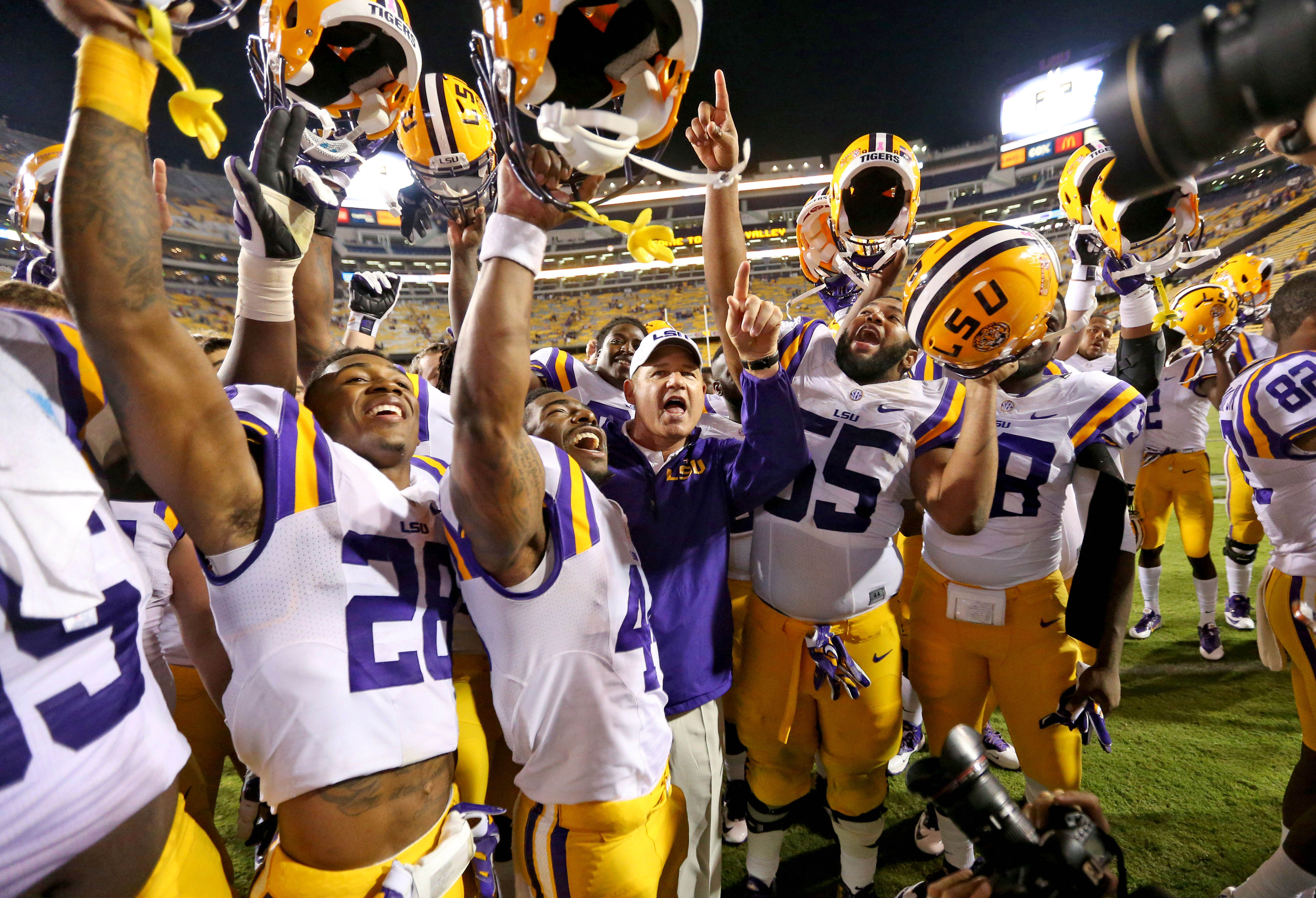 Video: Check out LSU's new uniforms for Auburn game and Les Miles talking  about the Tigers 