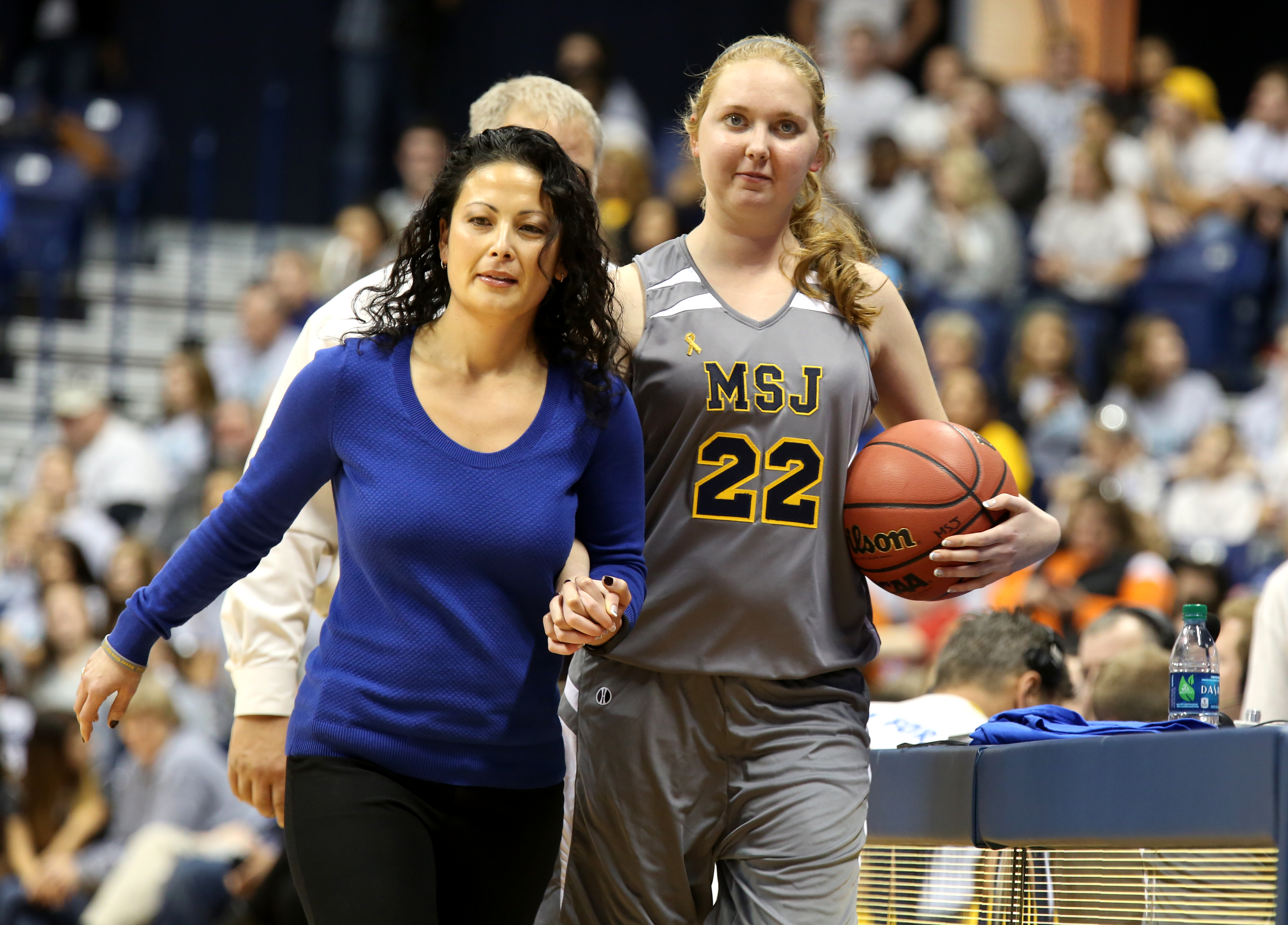 Lauren Hill surprises Devon Still with her jersey