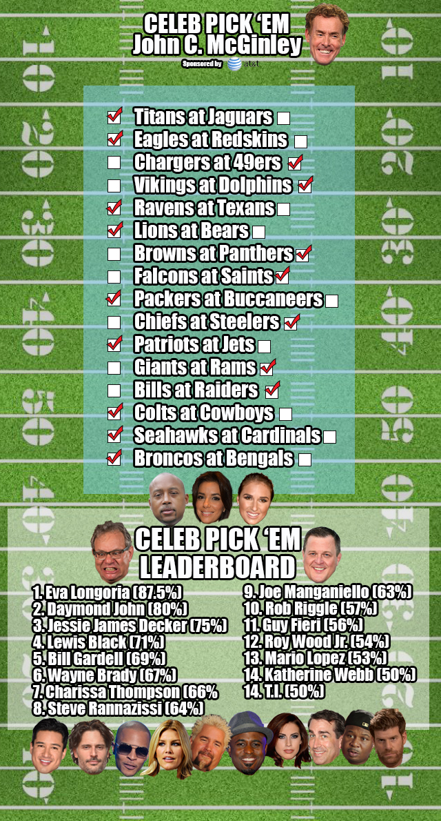 Celebrity NFL Pick 'Em With Lewis Black