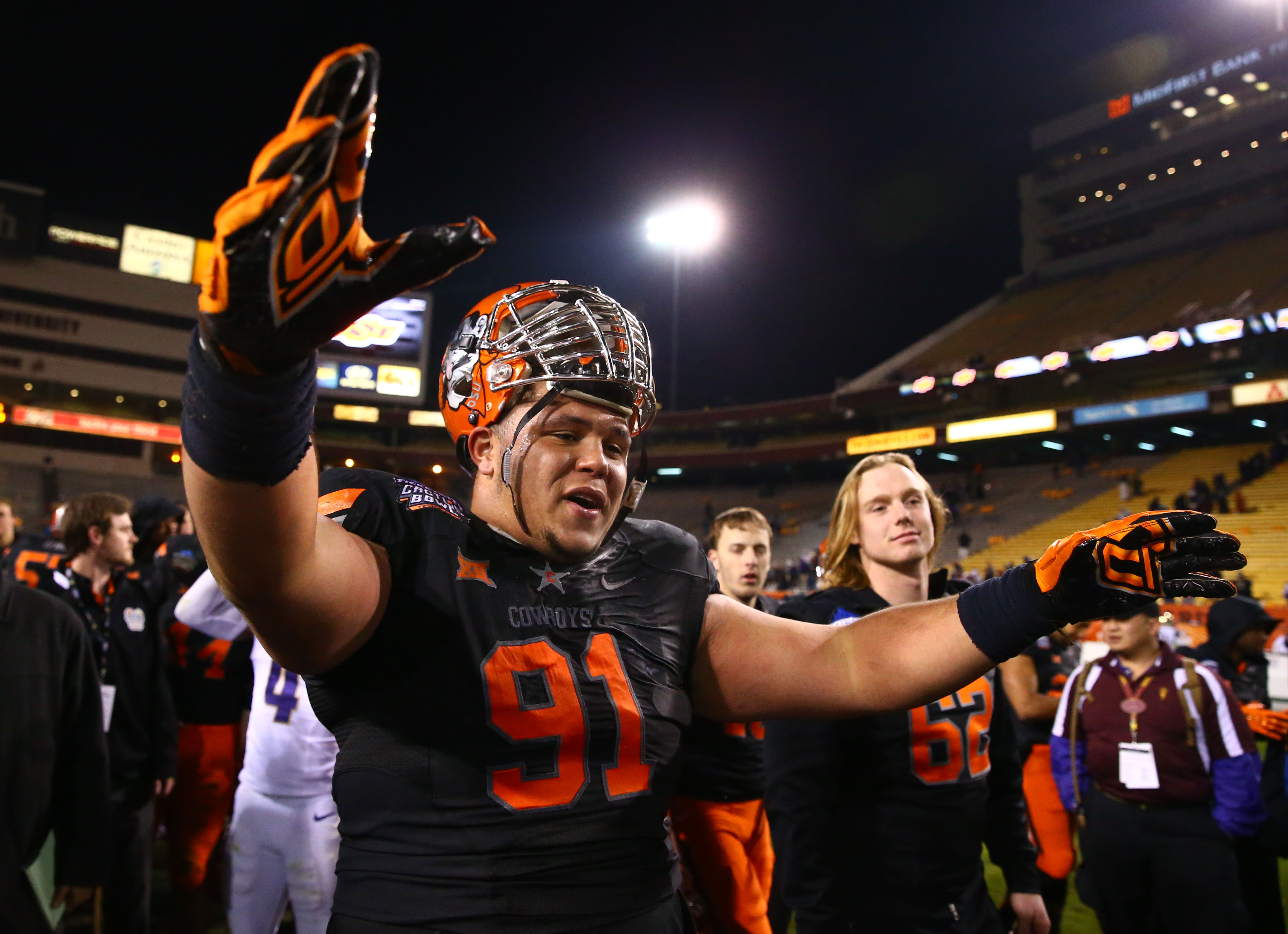 300-pound Oklahoma State DT scores touchdown, makes clutch 48-yard