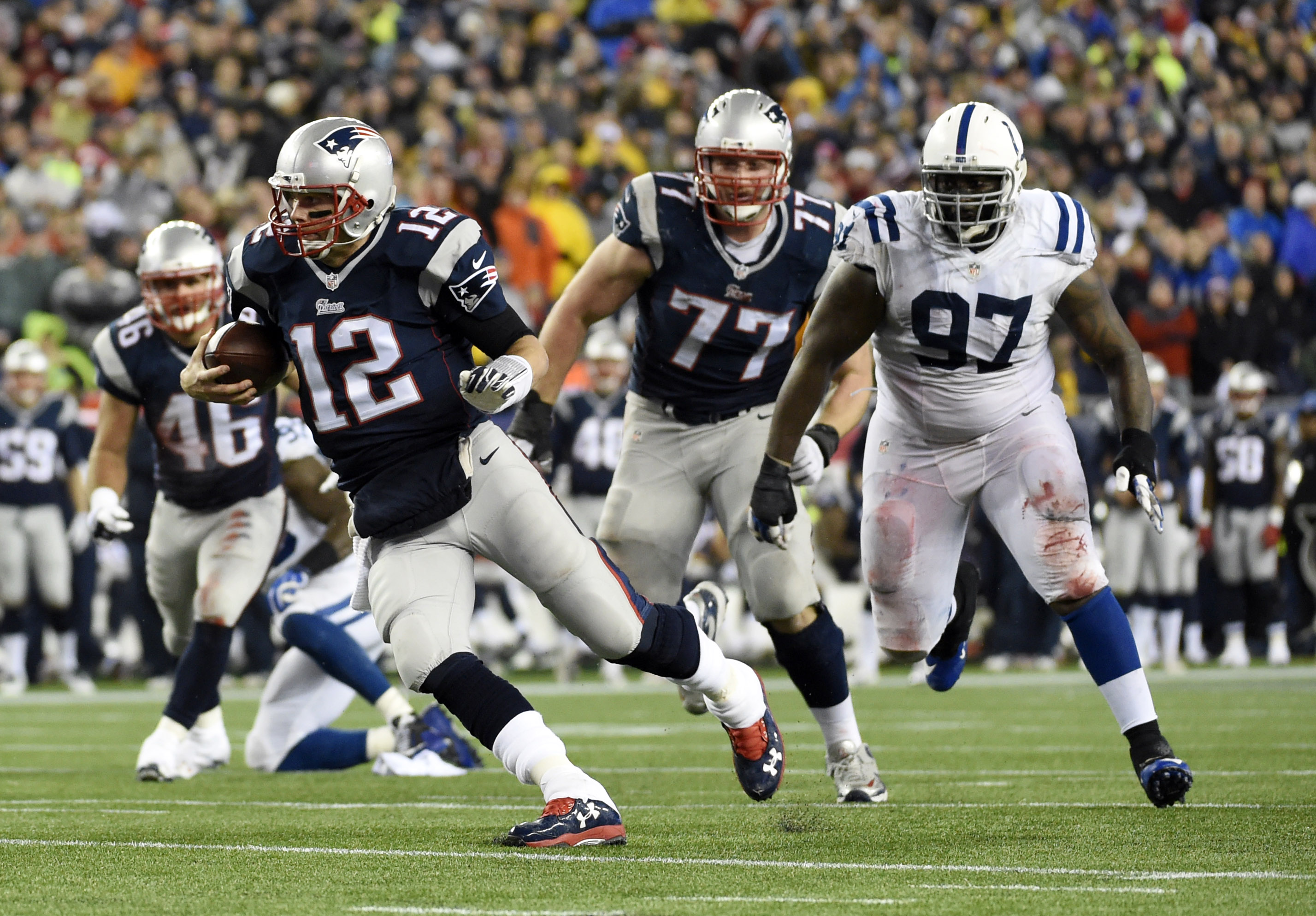 USP NFL: AFC CHAMPIONSHIP-INDIANAPOLIS COLTS AT NE S FBN USA MA