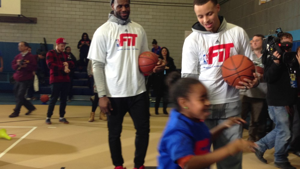 LeBron James and Steph Curry kick off All-Star Weekend with adorable kids |  For The Win