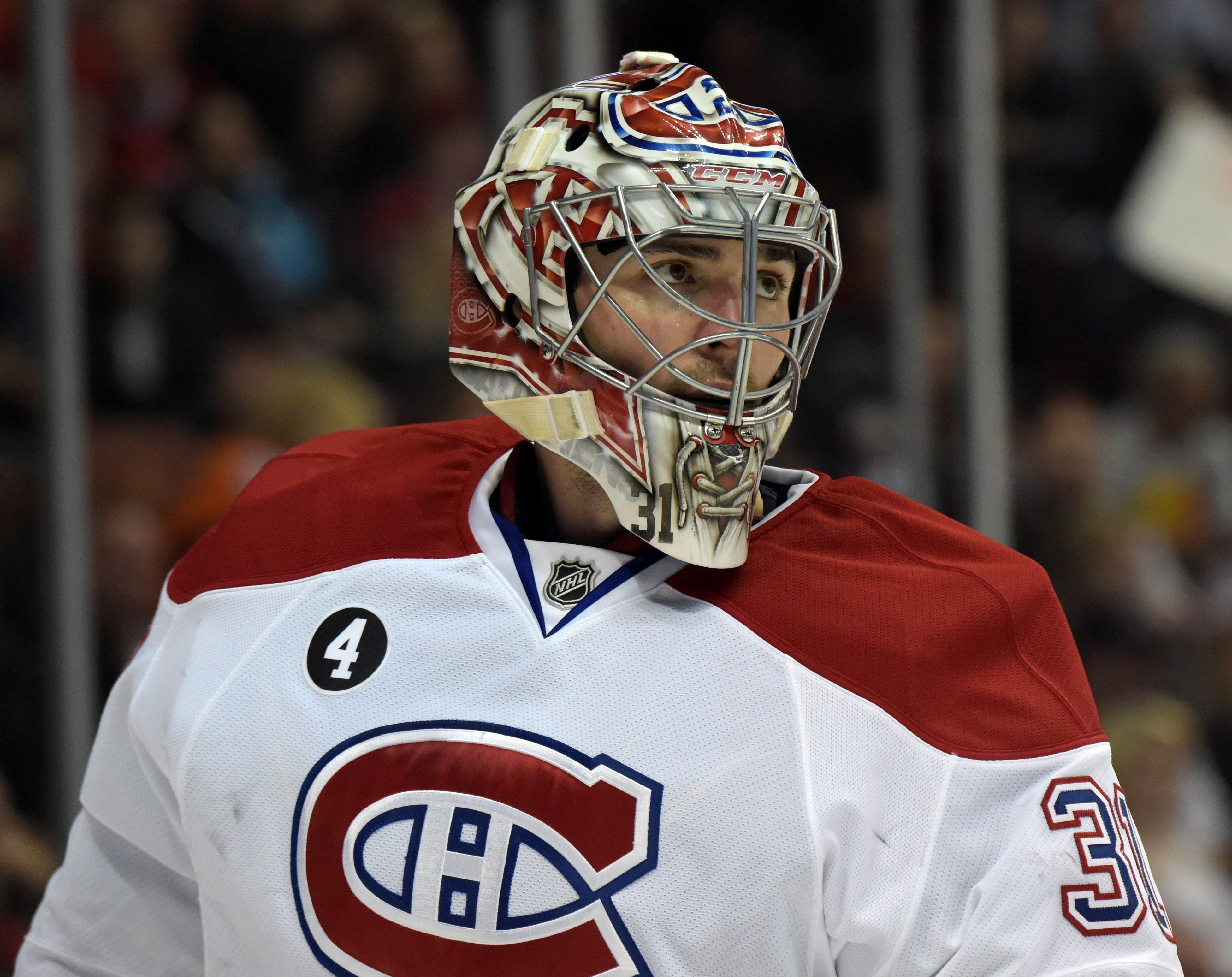 Carey Price has the Montreal Canadiens in the Presidents' Trophy hunt. (Kirby Lee, USA TODAY Sports)