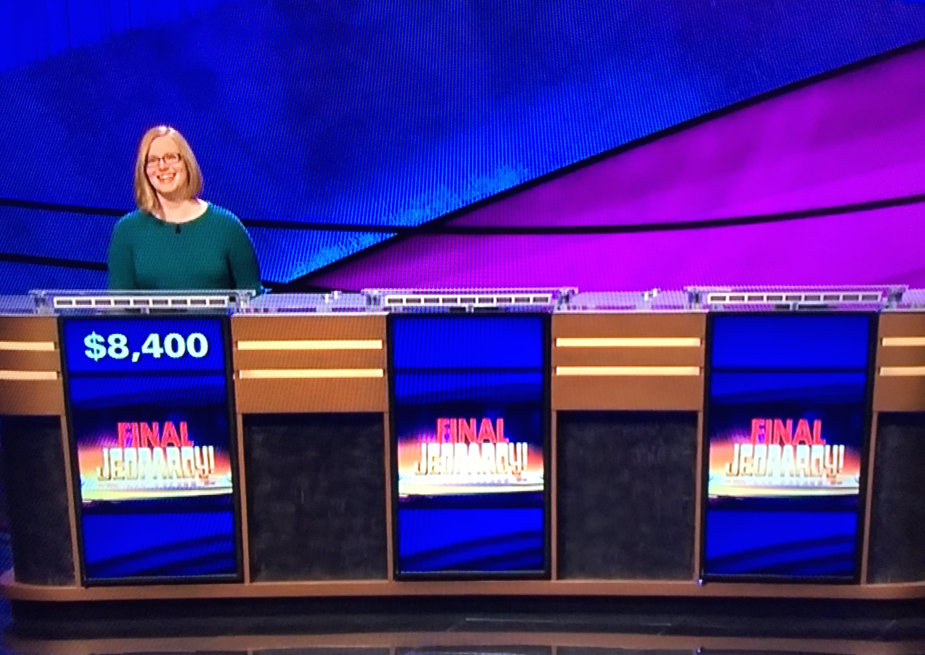 Only One Contestant Qualified For Final Jeopardy For The Win