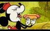 Animated rodent Minnie Mouse enjoys a hot dog in the Disney short  'Mickey Mouse in New York Weenie' (PHOTO: Youtube.com/DisneyShorts)