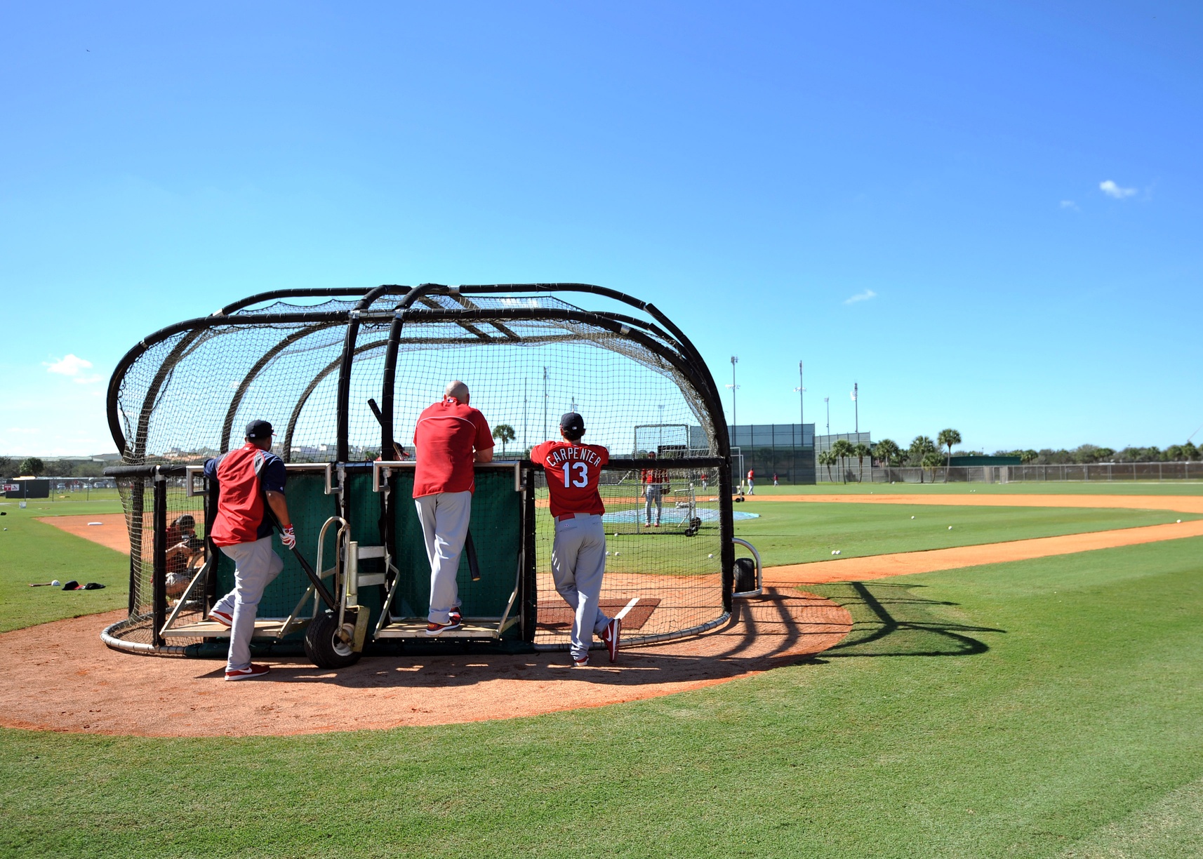 Woman, 36, throws batting practice to St. Louis Cardinals in Jupiter