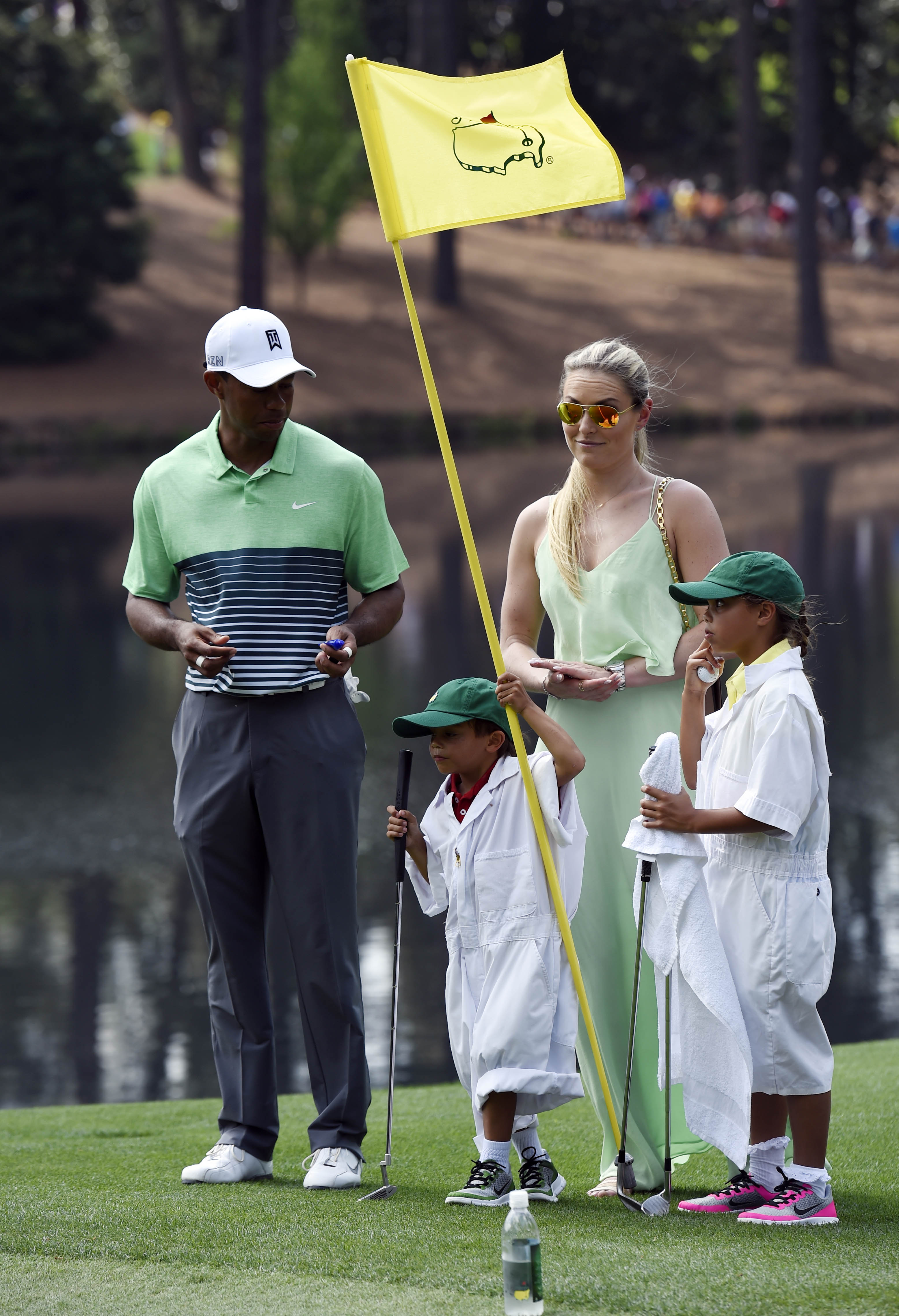 15 adorable Masters photos of Tiger Woods, his kids and Lindsey Vonn