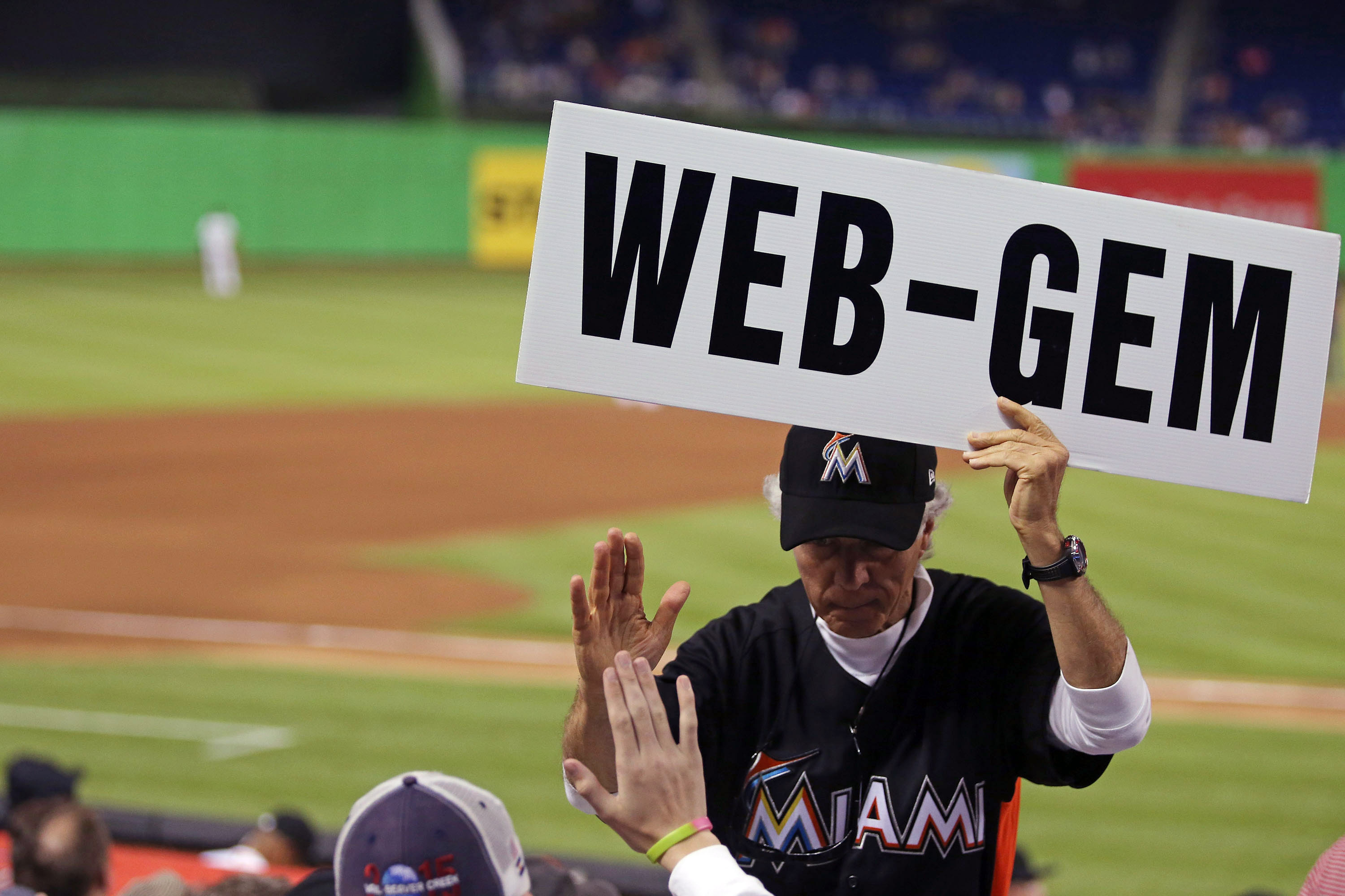 Giancarlo Stanton by Rob Foldy/miami Marlins