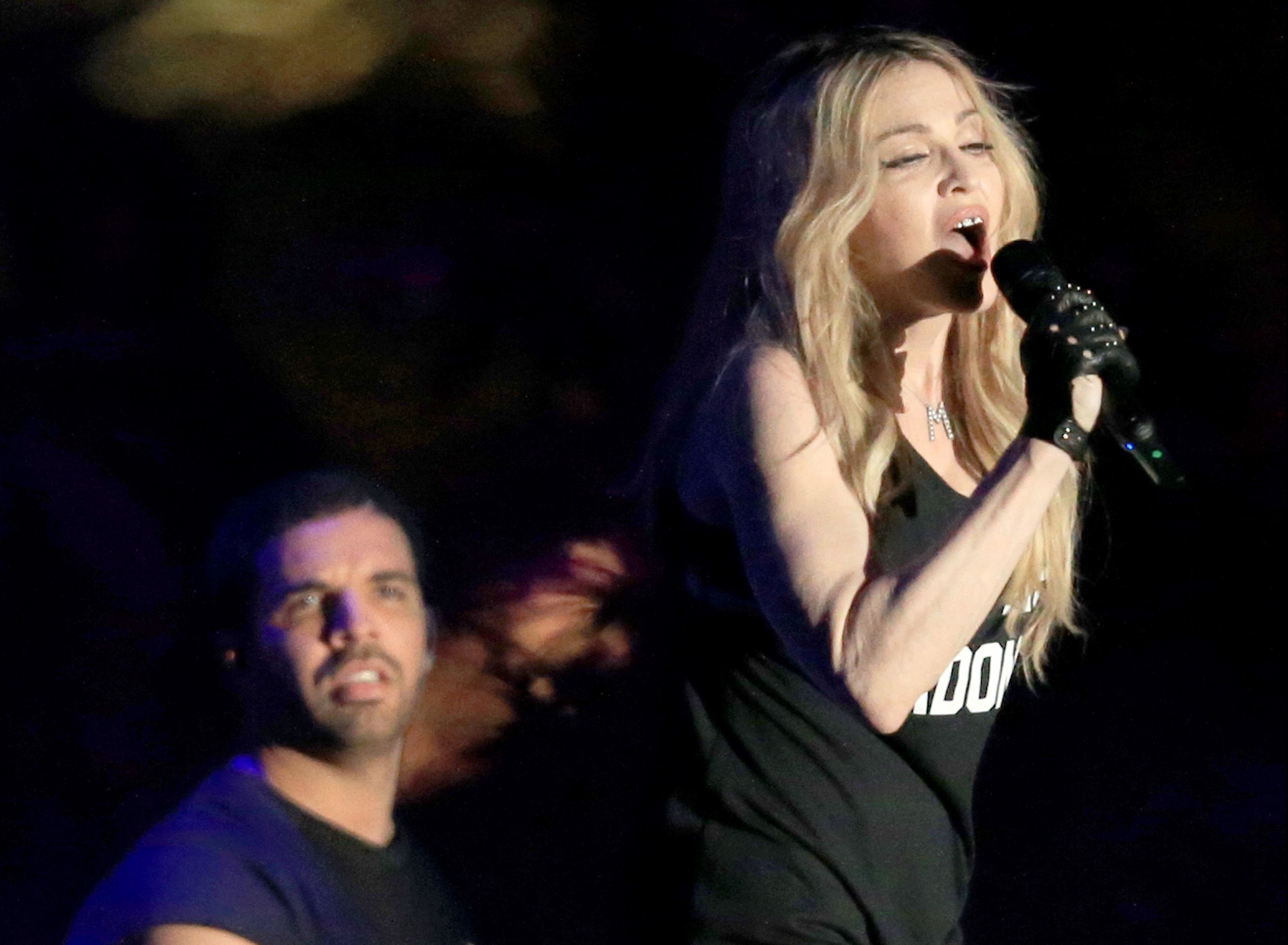 Madonna kissed Drake at Coachella and Drake looked miserable For The Win