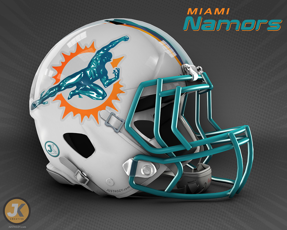 Artist designs amazing Marvel-inspired NFL helmets