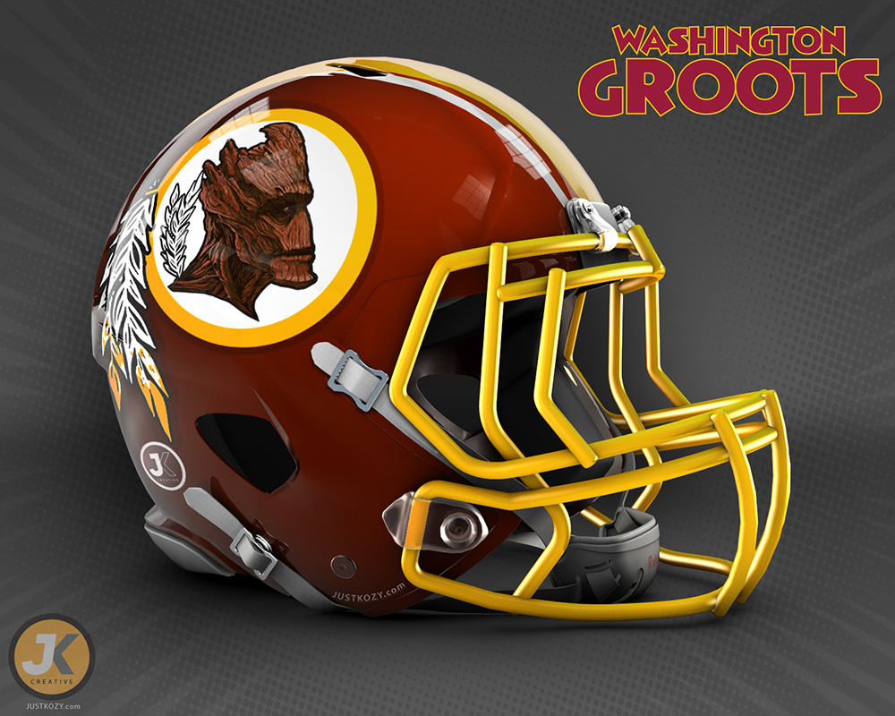 Marvel themed nfl hot sale helmets