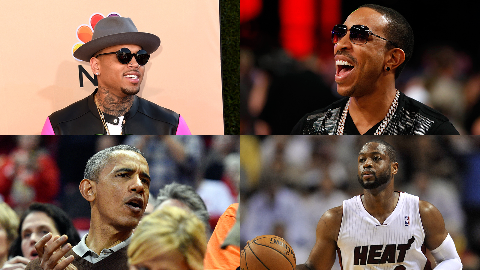 Ludacris' entertainment one-seeds (Original pictures USA TODAY Sports Images/Getty Images)