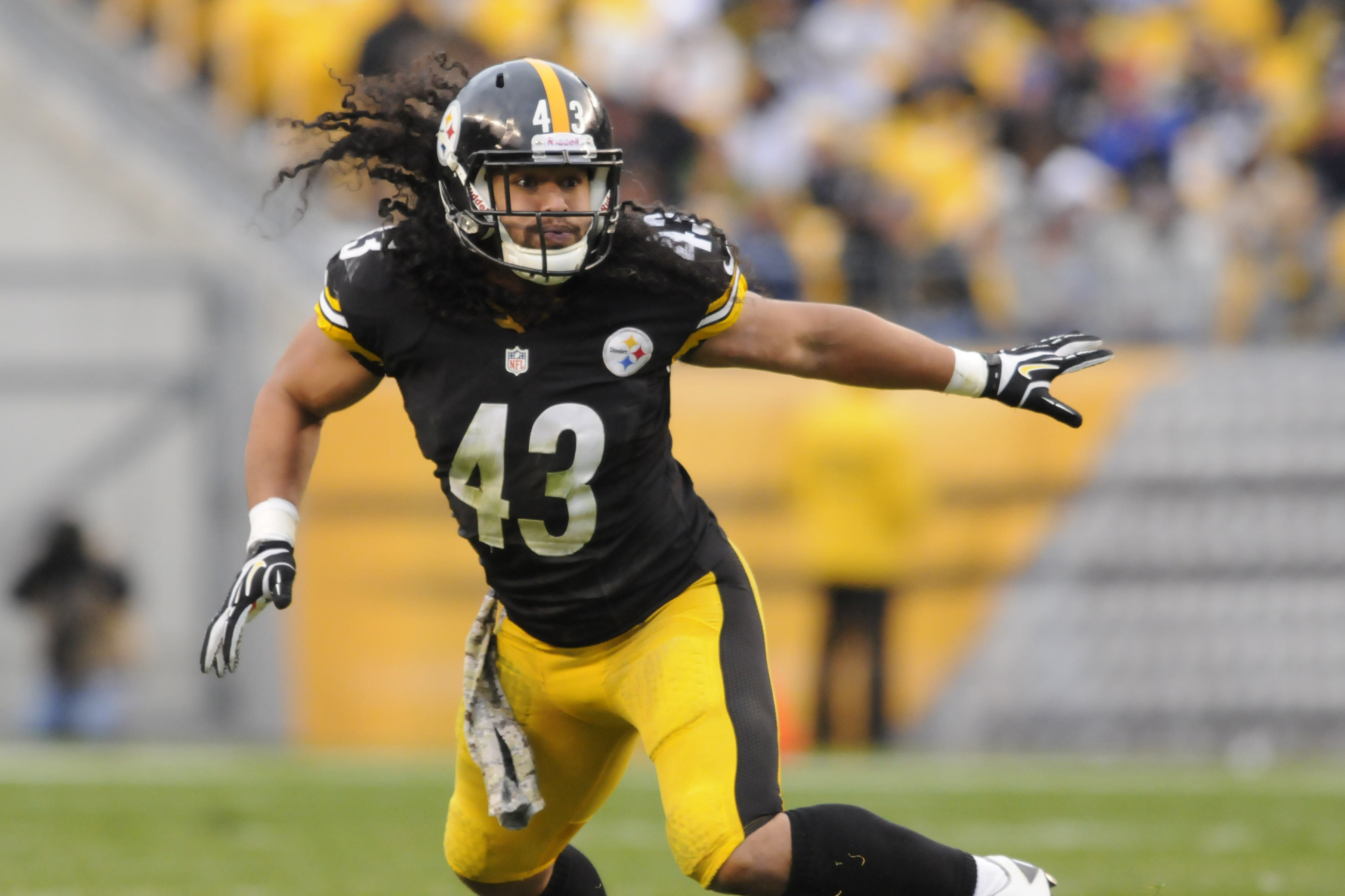 Steelers safety Troy Polamalu retires