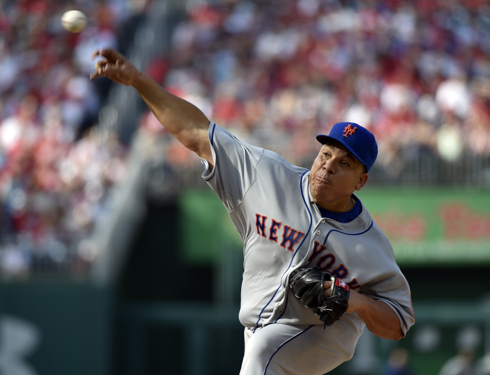 Bartolo Colon sets new career high in hits while pitching gem, is