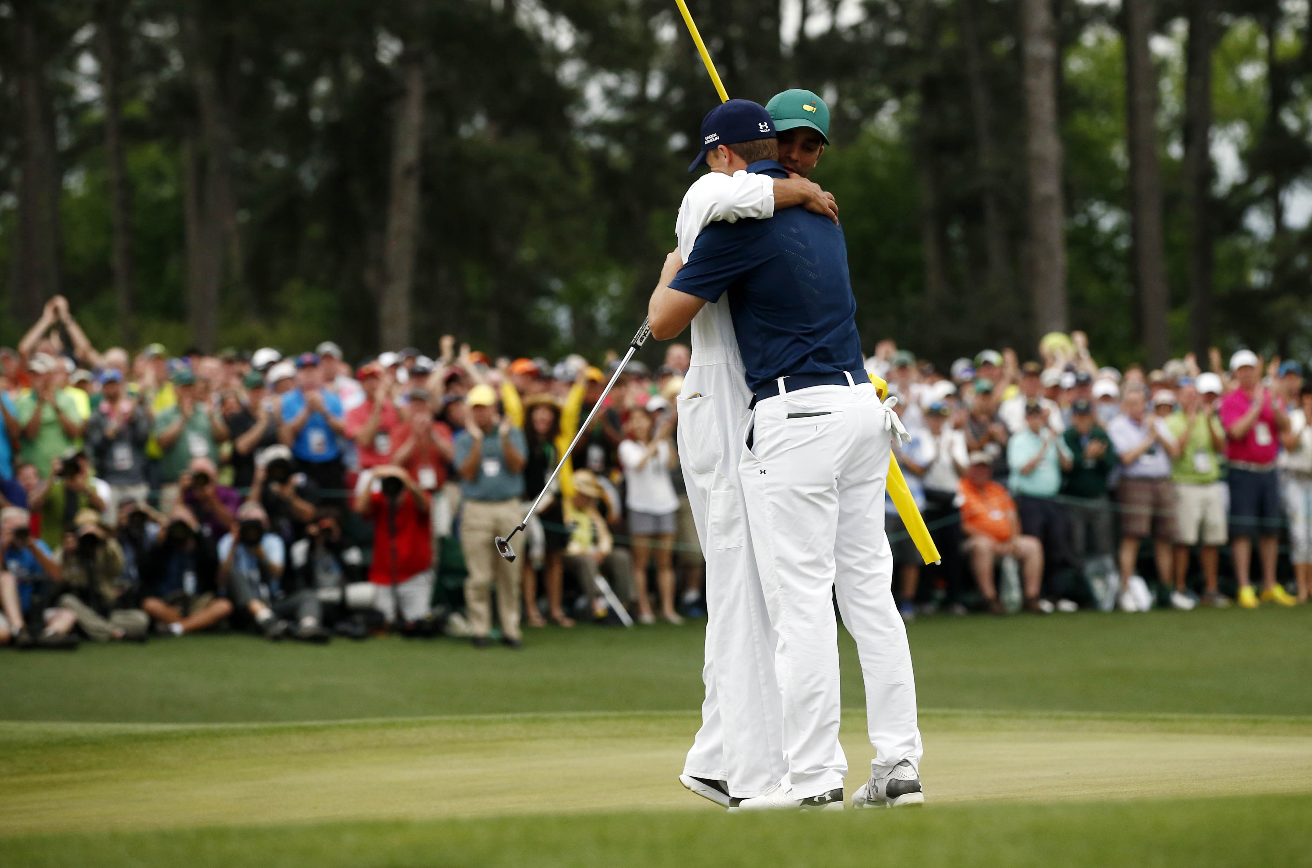 Jordan Spieth shares touching moment with his family after winning the