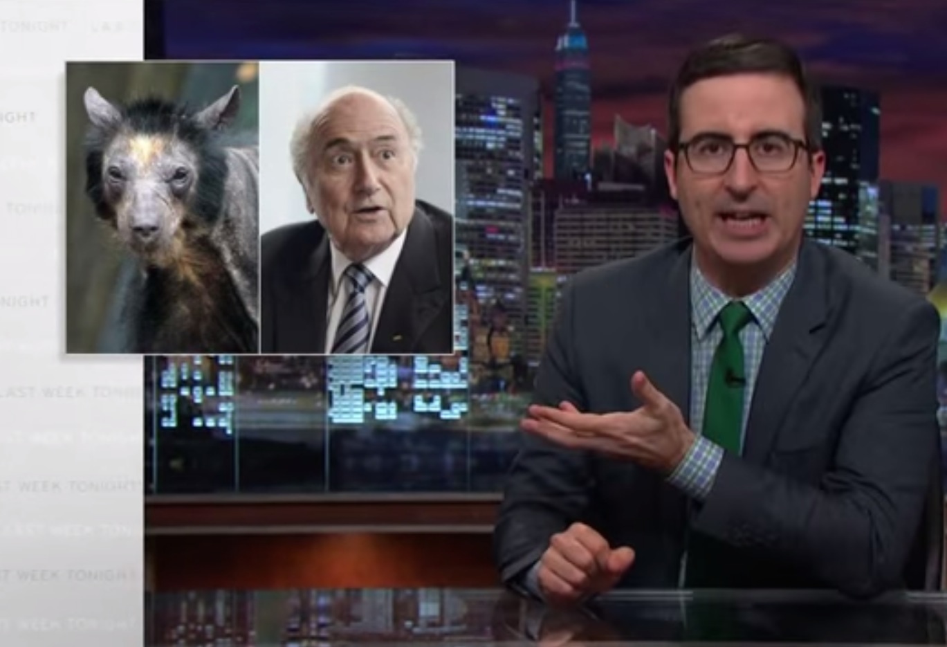 John Oliver couldn’t think of another joke so he just ripped FIFA again ...