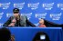 Golden State Warriors guard Stephen Curry (30) and Riley Curry address the media in a press conference after game five of the Western Conference Finals of the NBA Playoffs against the Houston Rockets at Oracle Arena. (USA TODAY Sports)