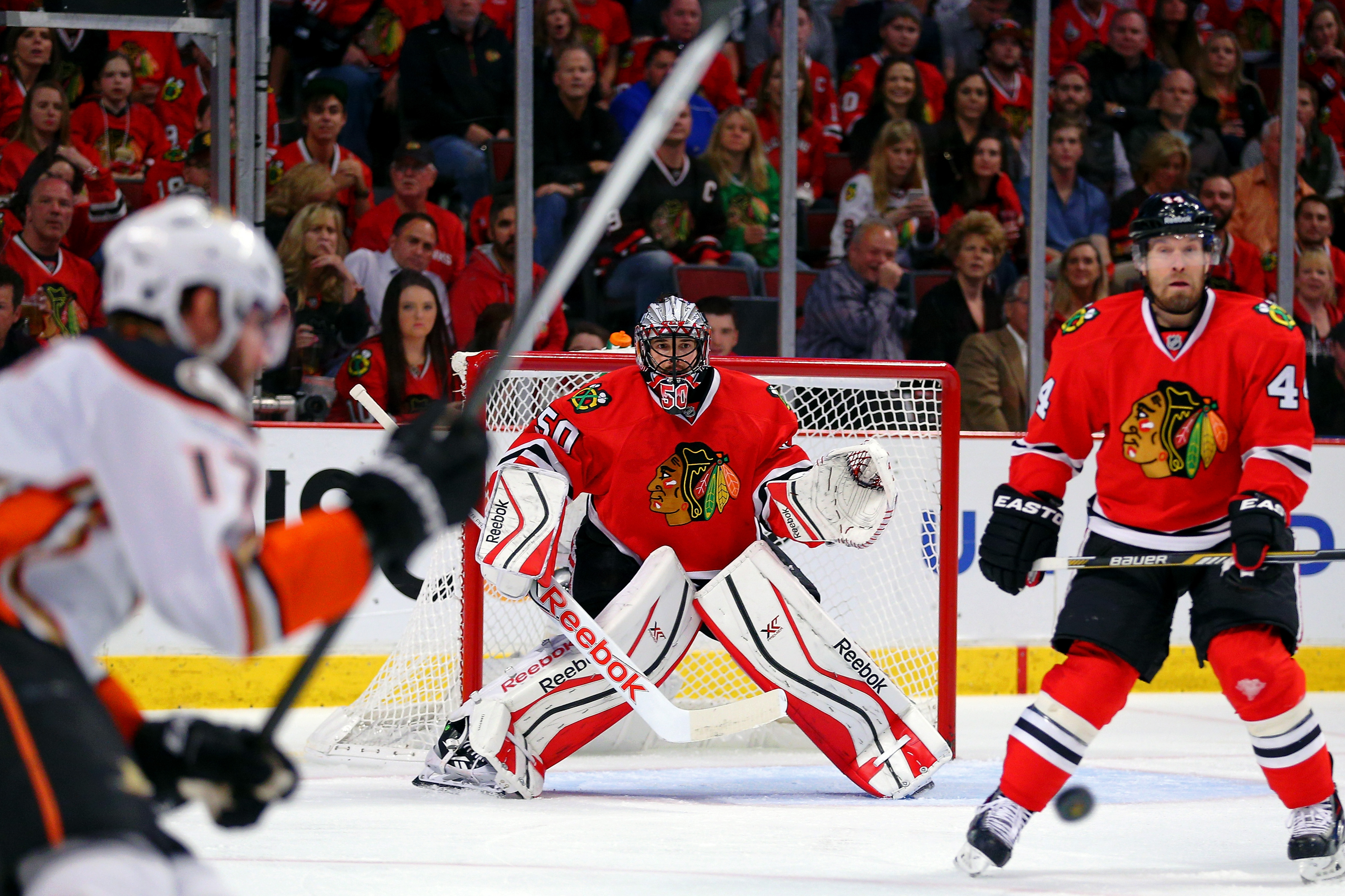 The Blackhawks and Ducks are playing one of the NHL playoffs greatest