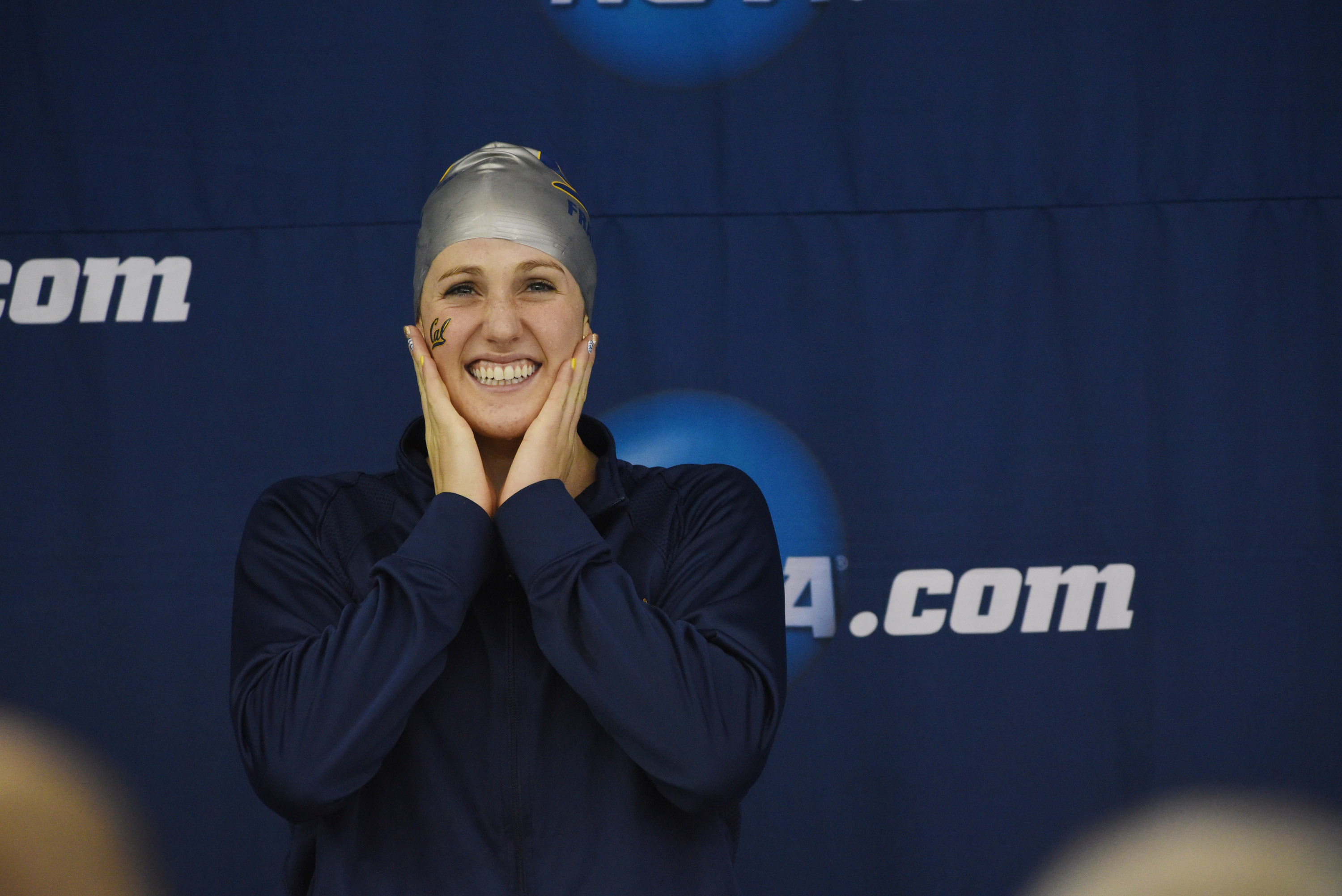 Missy Franklin after winning the 200 backstroke finals during NCAA Division I Swimming and Diving-Championships at Greensboro Aquatic Center. Photo via Evan Pike/USA TODAY Sports 