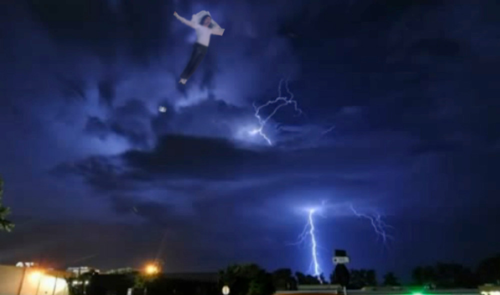 Did Michael Jackson appear in the clouds during a thunderstorm? | For ...