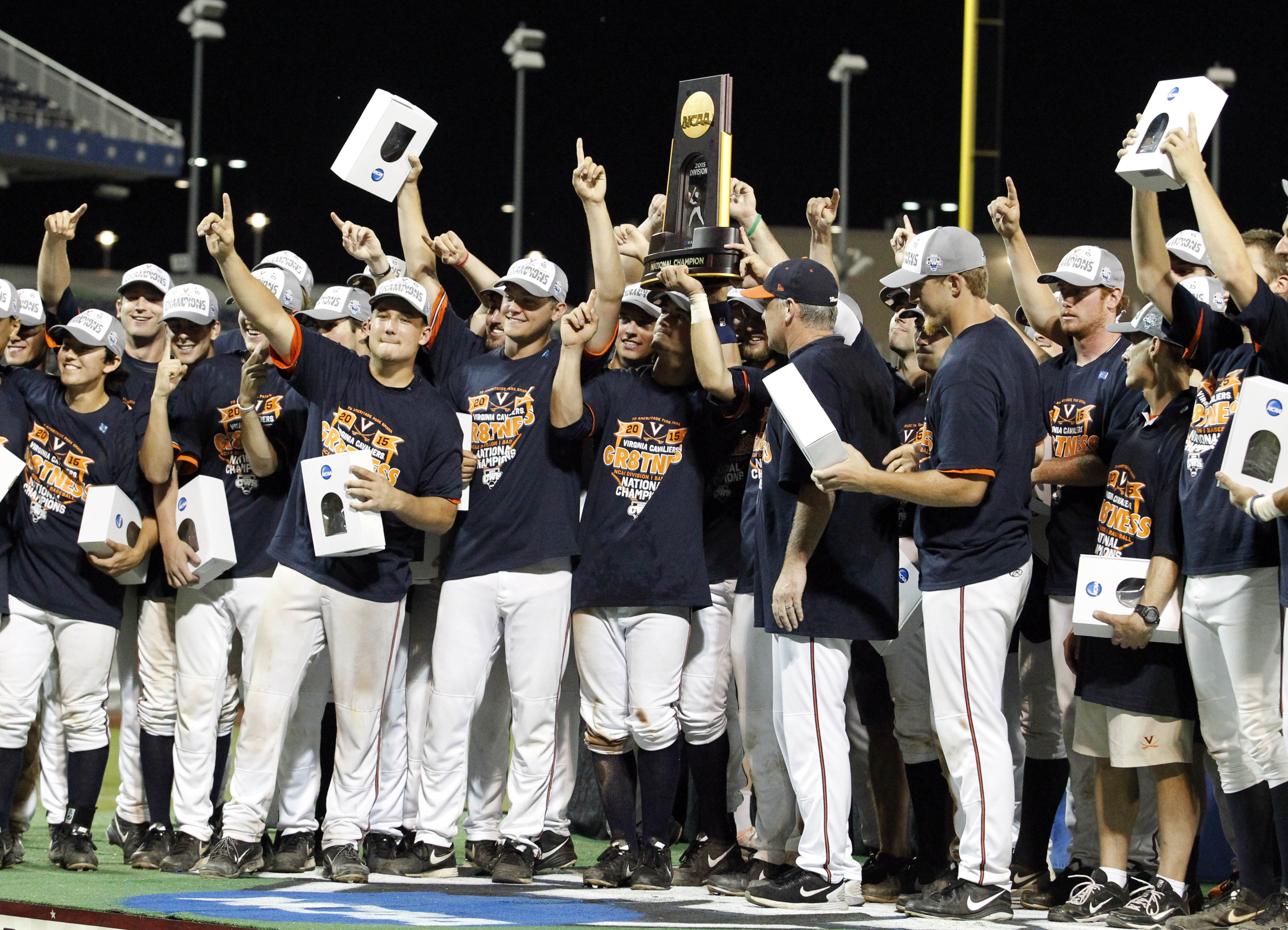 Virginia won the College World Series and took the happiest photos on