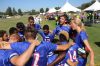 The USA 'United' Special Olympics soccer team from Florida forms its signature huddle (Aaron Mills/Special Olympics USA)