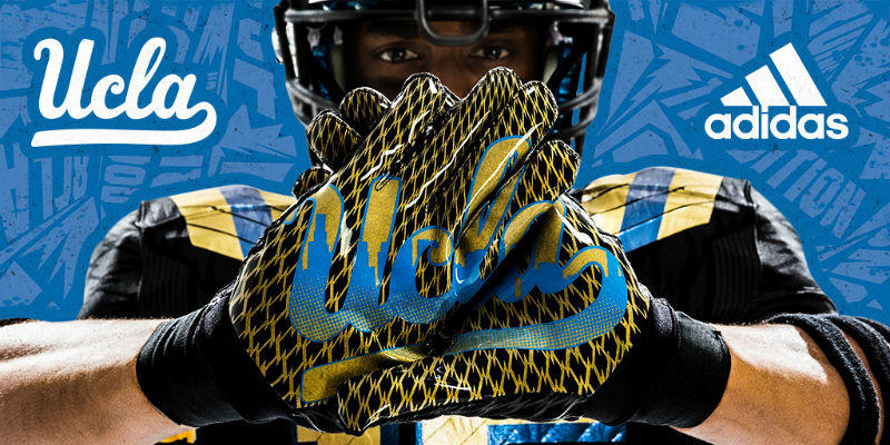 Ucla store football gloves