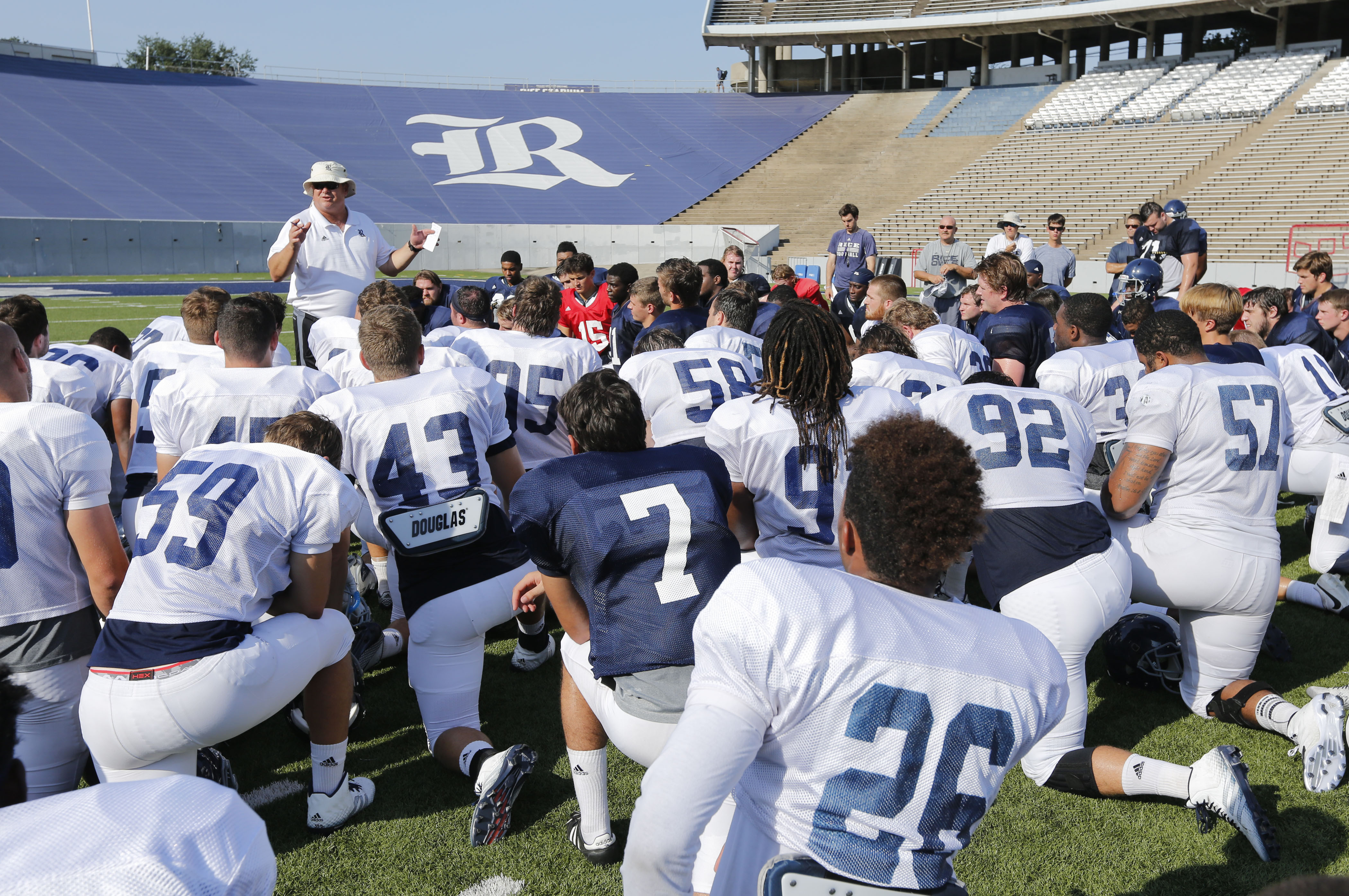 Rice has high expectations for its players, on the field and in the boardroom. (Erich Schlegel / USA TODAY Sports)