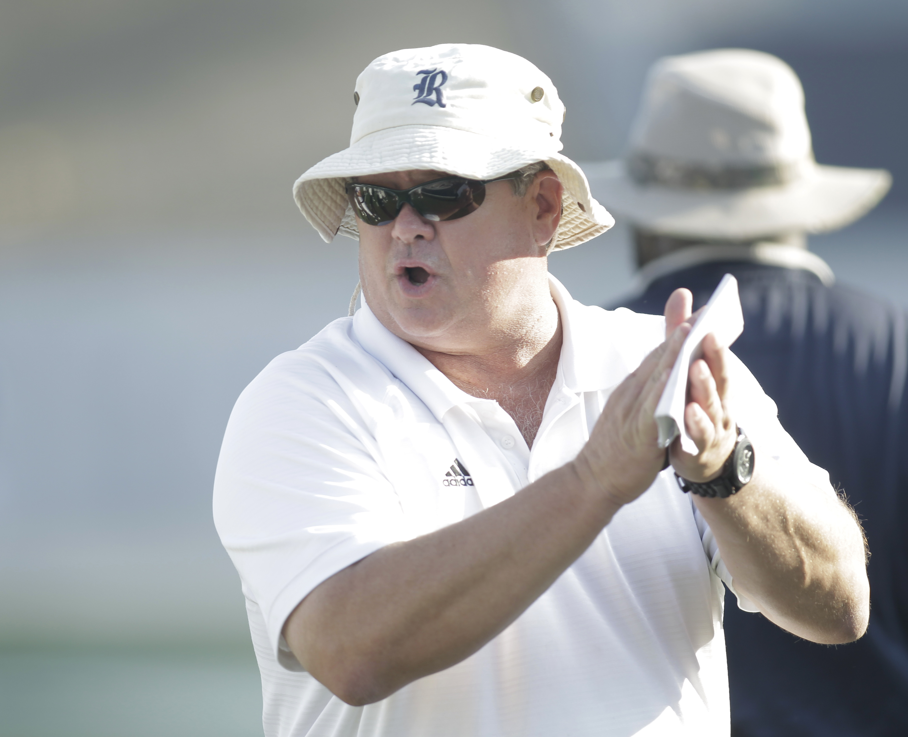 In more than one way, coach David Bailiff has supreme confidence in his players at Rice. (Erich Schlegel / USA TODAY Sports)