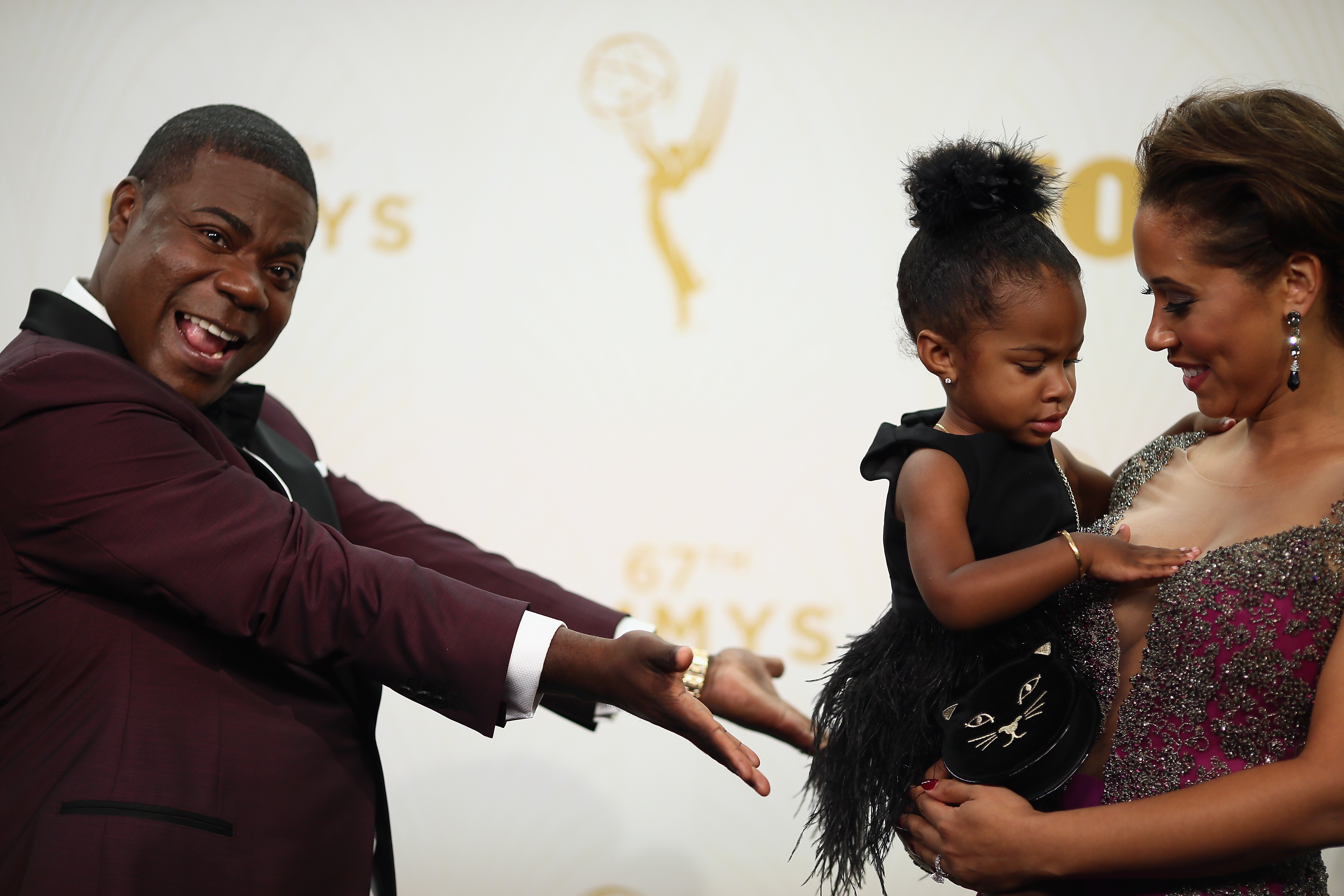 Tracy Morgan Brought His Wife & Daughter to Emmys 2015!: Photo