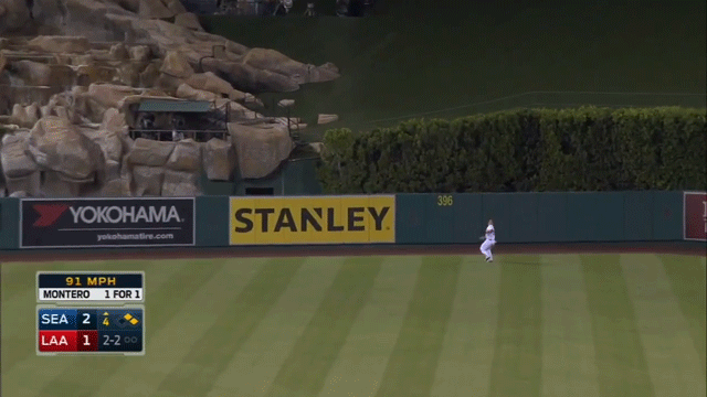 mike trout robbing home run