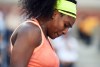 Serena Williams of the US reacts while playing against Roberta Vinci of Italy during their 2015 US Open Women's singles semifinals match at the USTA Billie Jean King National Tennis Center in New York on September 11, 2015. Vinci won 2-6, 6-4, 6-4. AFP PHOTO/JEWEL SAMADJEWEL SAMAD/AFP/Getty Images ORG XMIT: 571788219 ORIG FILE ID: 544104222