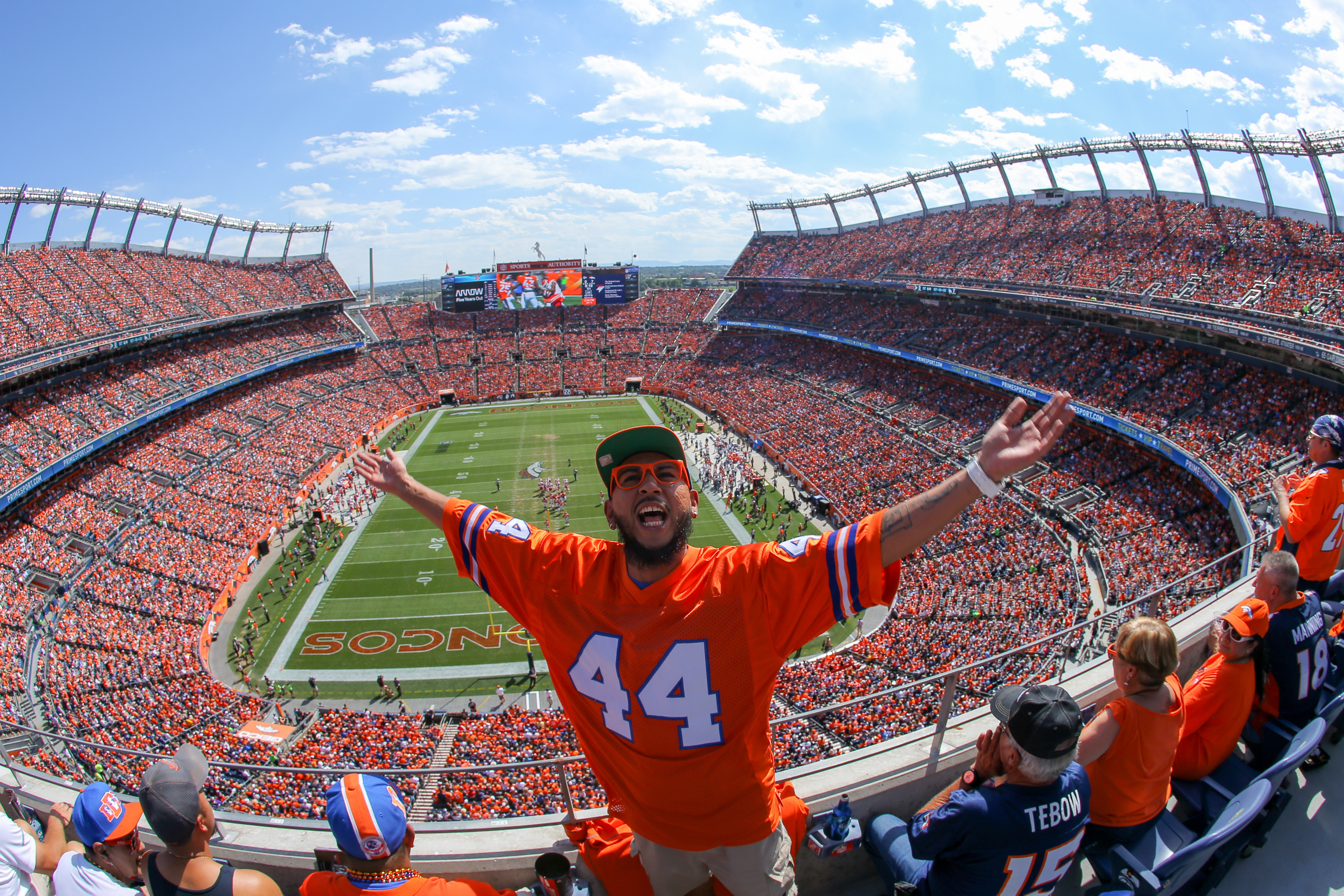 Sports Authority at Mile High Stadium stands alone