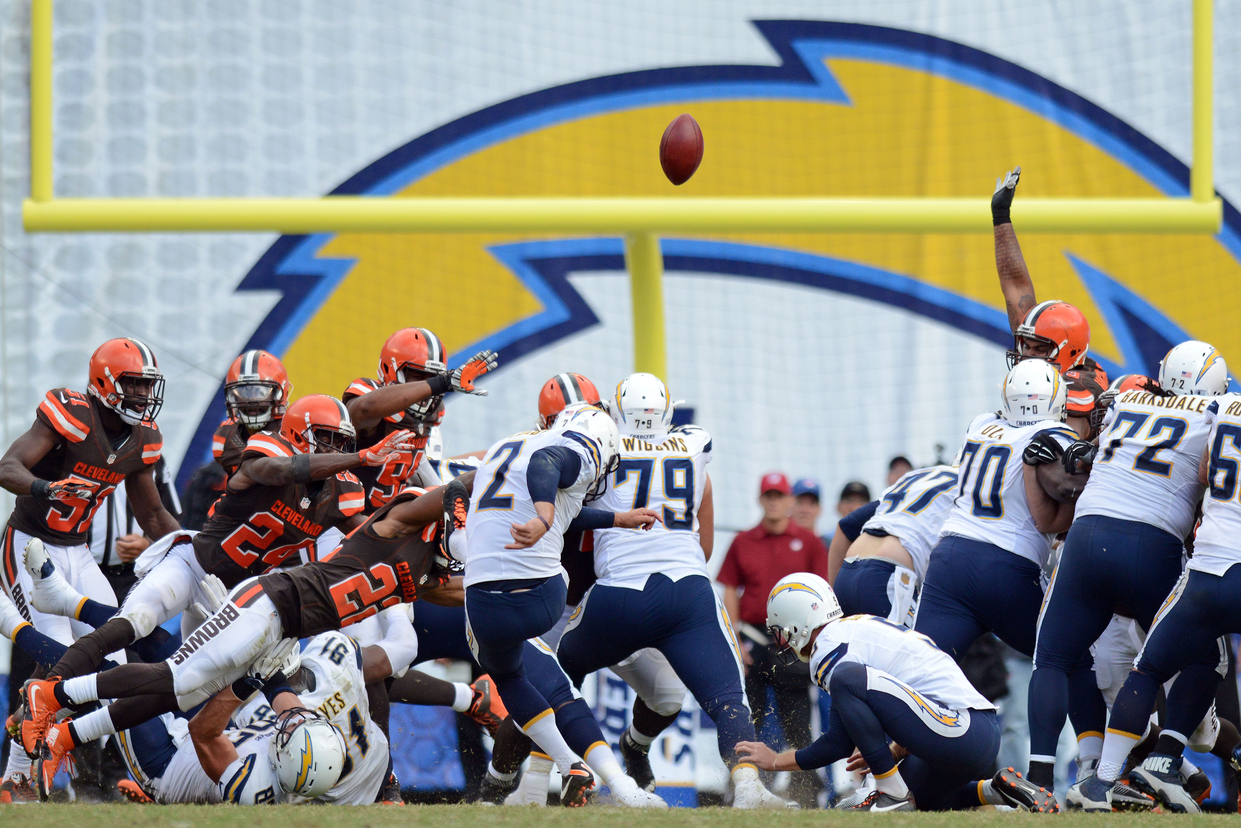 nfl chargers browns play by play mobile game