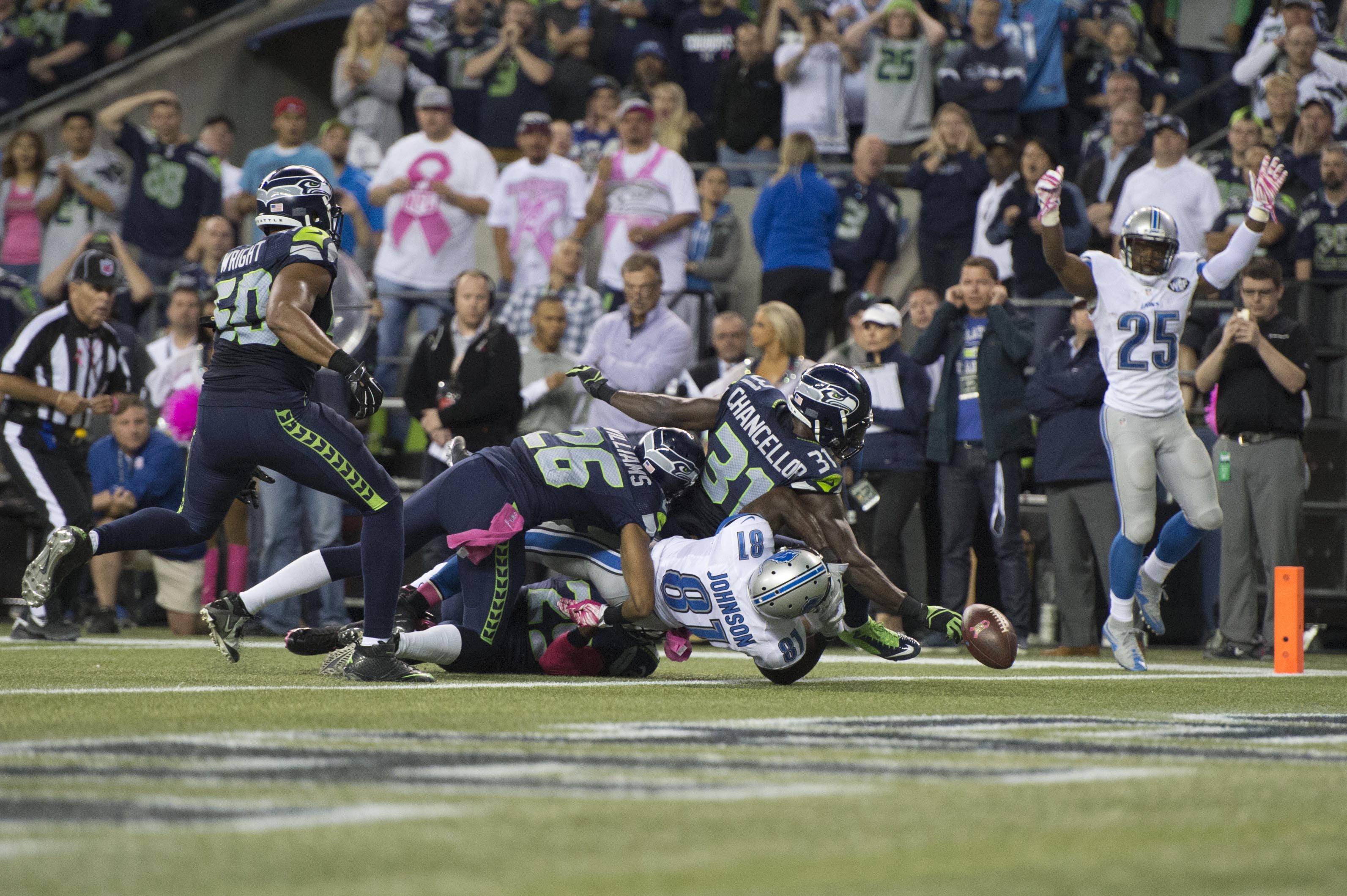 How did Detroit Lions lone defensive stop vs. Seattle get reversed?