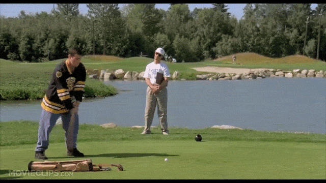 Golfer in last place hits Happy Gilmore shot off the first tee | For The Win