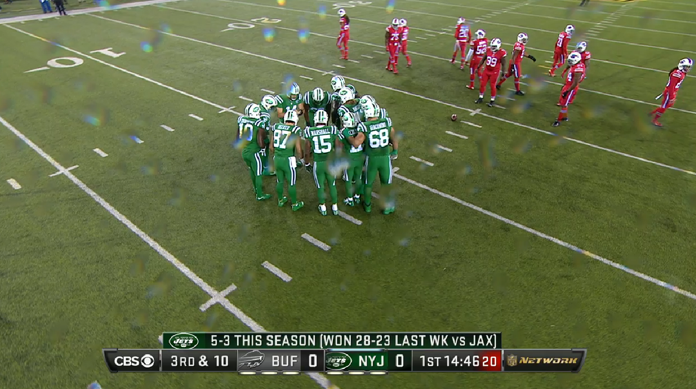 The Bills and Jets all-red, all-green uniforms are killing Christmas