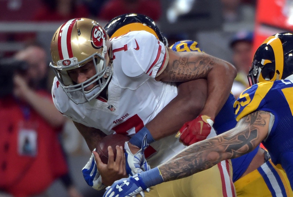 Colin Kaepernick benched, Blaine Gabbert to start for 49ers: report -  Washington Times