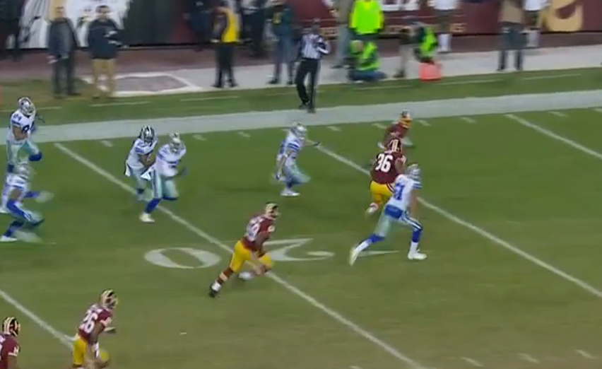 DeSean Jackson seems like he plays for Chiefs with weird fumble