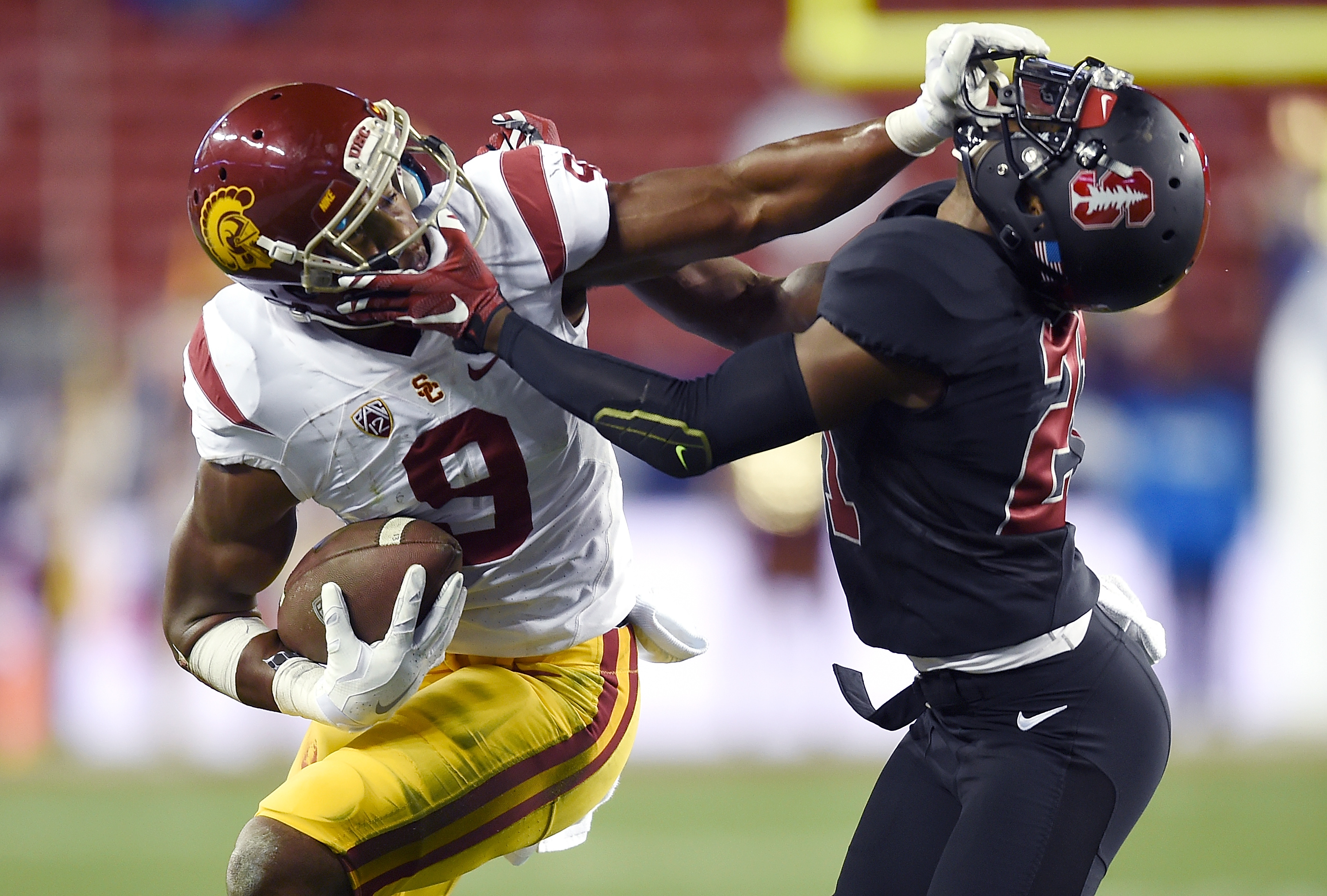 JuJu Stiff Arm vs. Utah  All week, USC heard about Utah's