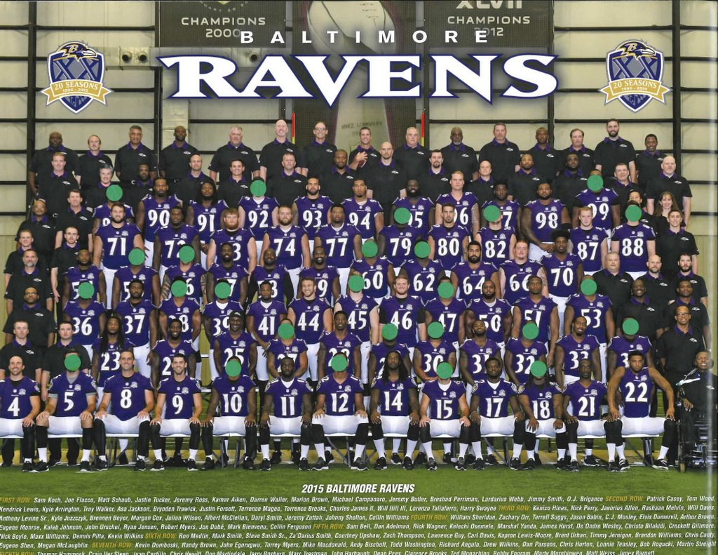 One picture that shows how injuries have destroyed the Ravens’ season