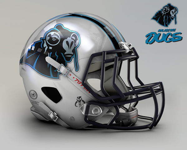 Get Your Geek Game on With These STAR WARS Football Helmets