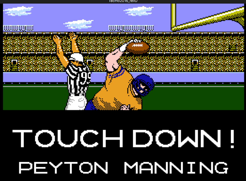 play tecmo super bowl 2016