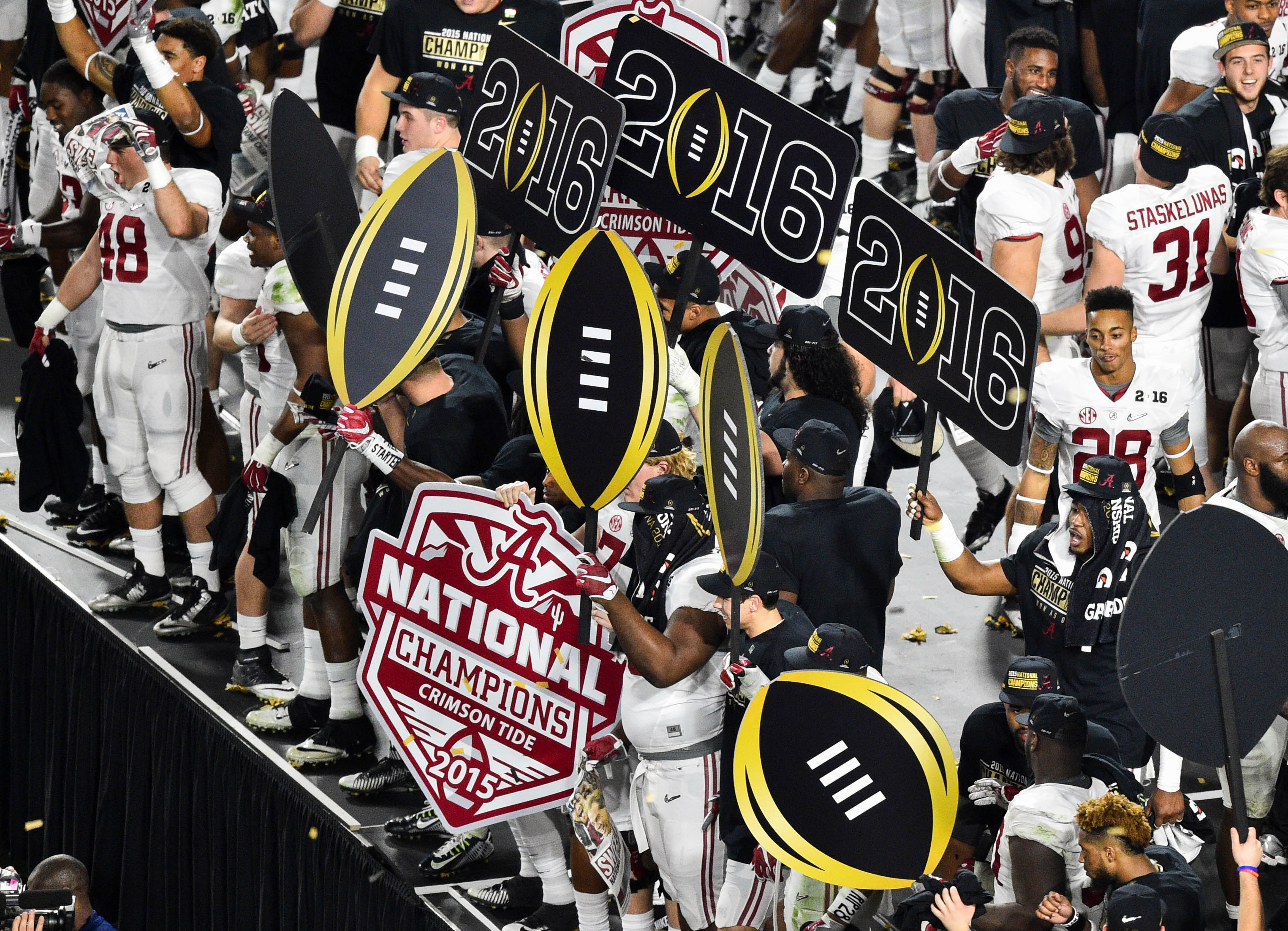 14 amazing photos from Alabama’s national championship celebration