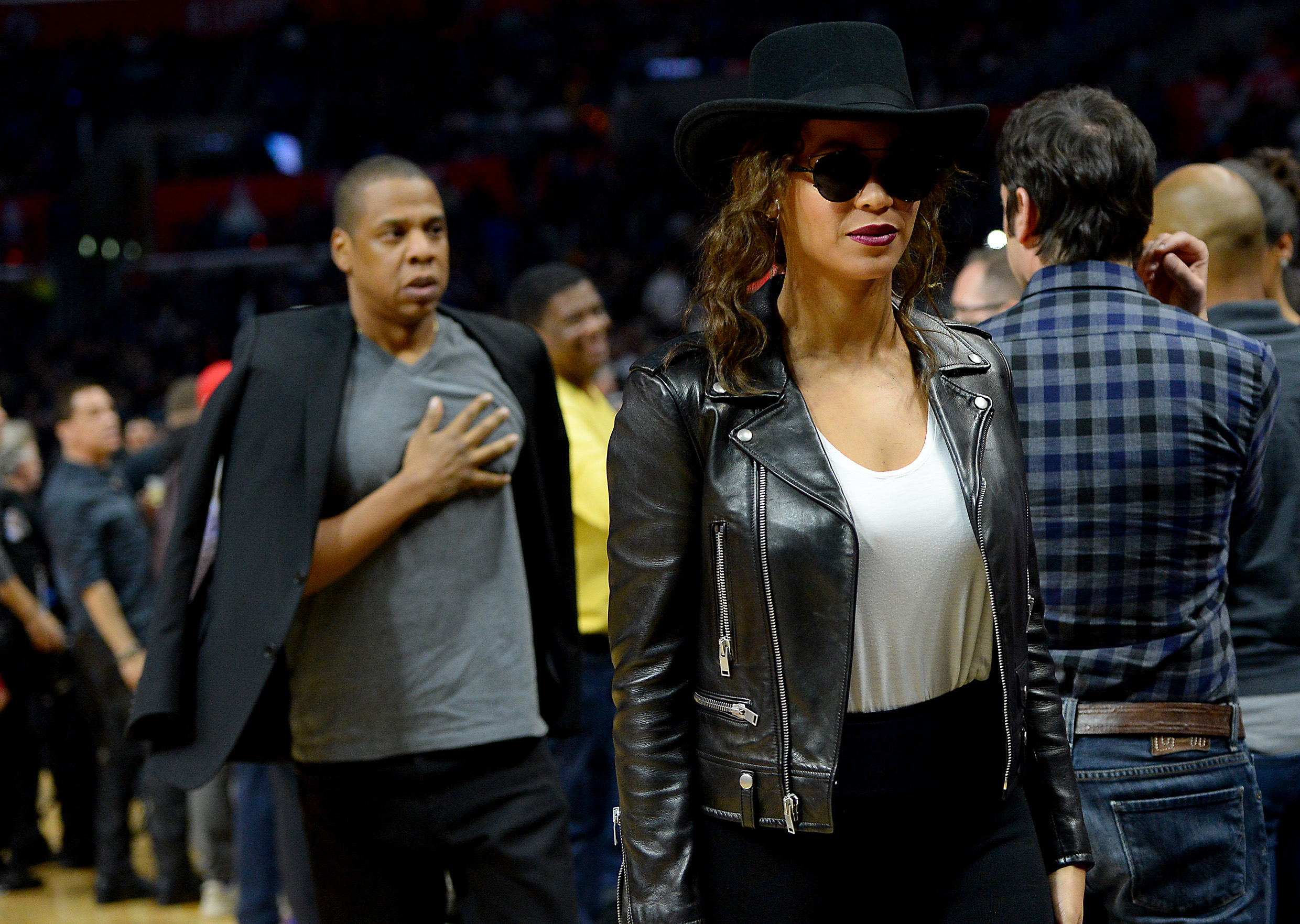 Jay-Z and Kendrick Lamar Aced Athleisure at a Clippers Game