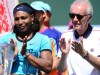 Indian Wells CEO Raymond Moore (right) claps for Serena Williams (Jayne Kamin-Oncea-USA TODAY Sports)