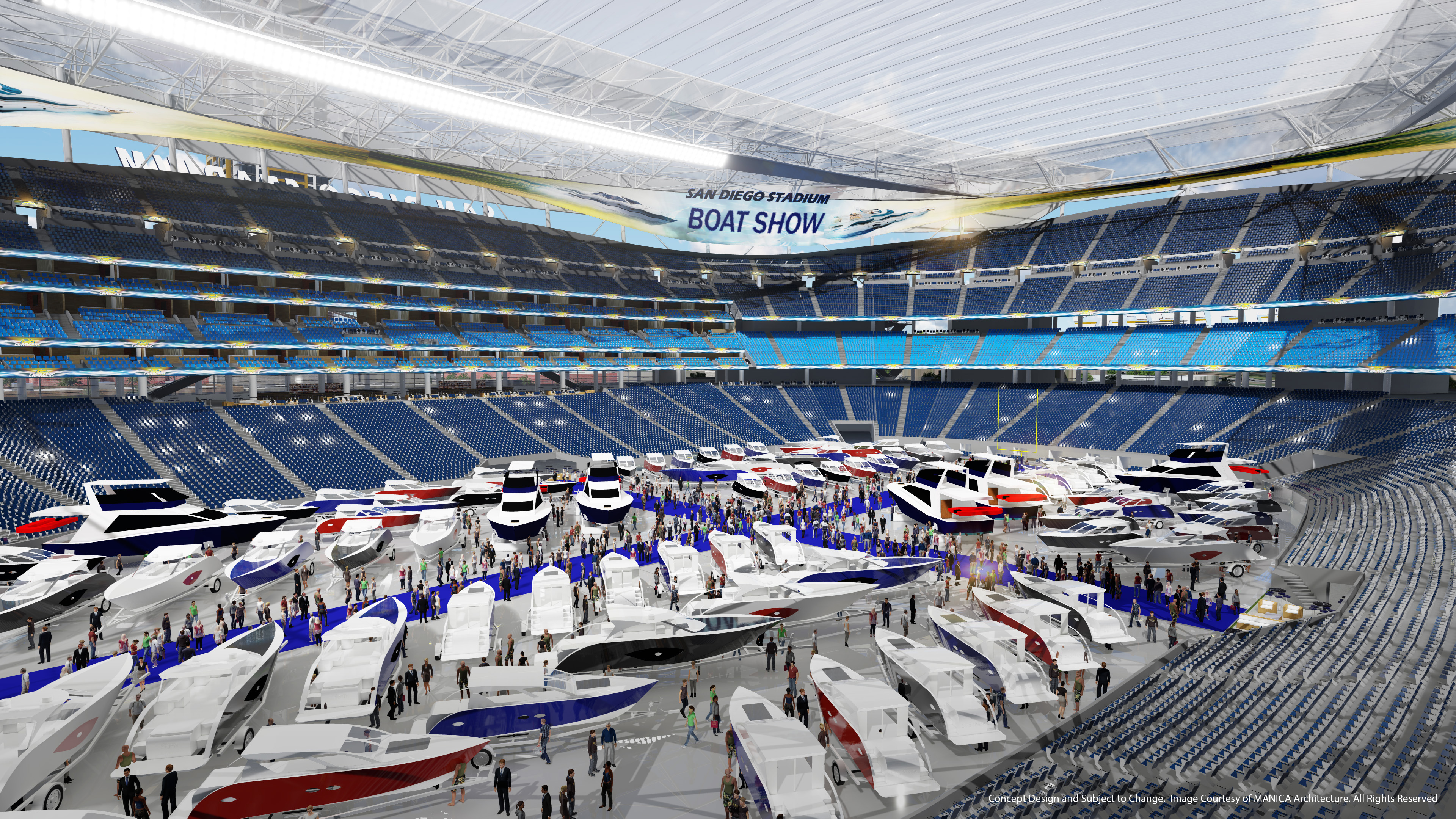 See the stunning renderings for the San Diego Chargers' proposed