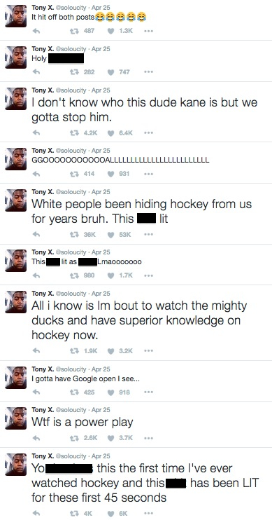 Guy Watches Hockey For The First Time And Ends Up With Epic Twitter Story